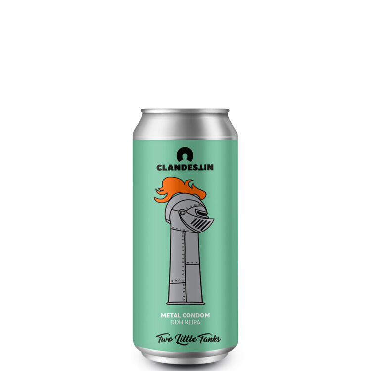 Clandestin Beer X Two Little Tanks Metal Condom