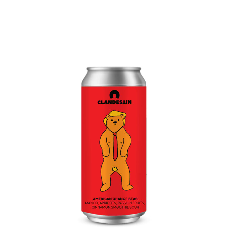 Birra Artigianale American Orange Bear Clandestin Beer